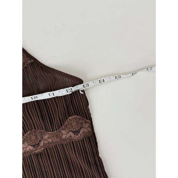 Rampage brown lace cami tank top - size small - Picture 3 of 6